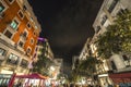 Night life in downtown Madrid Royalty Free Stock Photo