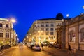 Night Life Scene In Downtown Area Of Vienna City Royalty Free Stock Photo