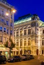 Night Life Scene In Downtown Area Of Vienna City Royalty Free Stock Photo