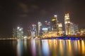 Night life in Singapore