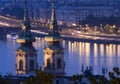 Night lights in Budapest Royalty Free Stock Photo