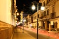 Night lights in Sucre, Bolivia the capital city Royalty Free Stock Photo