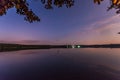 Sunset over mazurian lake, Summer, Poland, Esat Europe.