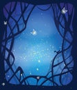 Night magic background Royalty Free Stock Photo
