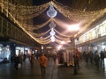 Night in main pedestrian street in Belgrade