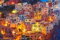 Night Manarola, Cinque Terre, Liguria, Italy