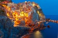 Night Manarola, Cinque Terre, Liguria, Italy