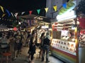 Night market at Bangkok Royalty Free Stock Photo