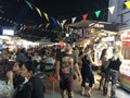 Night market at Bangkok Royalty Free Stock Photo