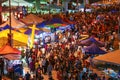 Night market at Batu Cave, Kuala Lumpur Malaysia during Thaipusam festival