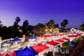 Night Market Luang Prabang Laos - October 21, 2017 Royalty Free Stock Photo