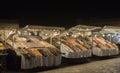 Night market in Jemaa el-Fnaa, Medina of Marrakech, Morocco Royalty Free Stock Photo