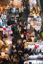 Night market at Siam Square shopping center. Royalty Free Stock Photo