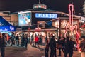 Night market street at Pier39,San Francisco,California,USA.