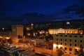 Night Messina in Sicily, Italy Royalty Free Stock Photo