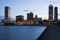 Night in Milwaukee Royalty Free Stock Photo