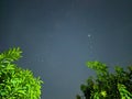 Night mode photography to catch the brightest star