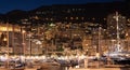 Night Monte Carlo Royalty Free Stock Photo