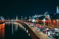 Night Moscow traffic