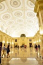 Night of Museums in Bucharest - National Museum of Art of Romania Royalty Free Stock Photo