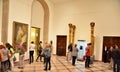 Night of Museums in Bucharest - National Museum of Art of Romania Royalty Free Stock Photo