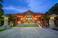 Night at Naminoue Shrine in Naha, Okinawa, Japan Royalty Free Stock Photo