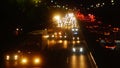 Shenzhen, China: traffic on national highway 107 at night
