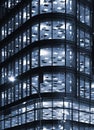 Night office block Royalty Free Stock Photo