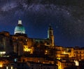 Night Ragusa town view, Sicily, Italy Royalty Free Stock Photo