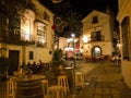 Night in the old town of Marbella on the Costa del Sol Spain