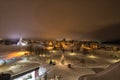 Night over Pertisau village at the Alps in Tyrol, Austria Royalty Free Stock Photo