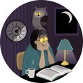 Night owl Royalty Free Stock Photo