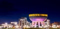 Night panorama city Kazan Family Center islam, Republic of Tatarstan Russia