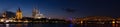 Night panorama of Cologne, Germany Royalty Free Stock Photo