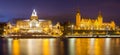 Night panorama of Terraces Haken