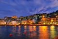 Night panorame of Porto Santo Stefano