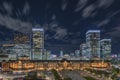 Night panoramic view of Marunouchi side of Tokyo railway station