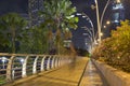Night pathway in Singapore
