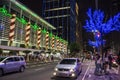 Night in Paulista Avenue - Christmas decorations