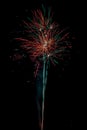 Populous festive fireworks