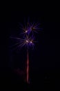 Populous festive fireworks