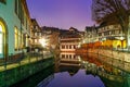 Night Petite France in Strasbourg, Alsace