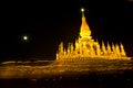 A Night In Pha Thatluang Festival, Laos