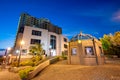 Night photo Kleman Plaza Downtown Tallahassee