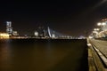 View onto the Eurasmus Bridge in Rotterdam