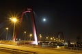 The Willemsbrug under the moon