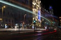 Night photography in Madrid