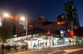 Night photography of Westfield is a large indoor shopping centre in the suburb of Chatswood in the lower North Shore of Sydney.