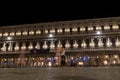 Night at Piazza San Marco in Venice, Italy Royalty Free Stock Photo