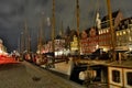 Night picture of Nyhavn - Copenhagen Denmark